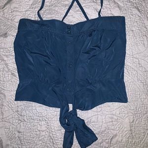 Papaya Tops - Teal Crop Top Papaya Tops - Teal Crop Top